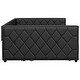 preview thumbnail 18 of 24, Full XL Size Faux Leather Daybed with Trundle and LED