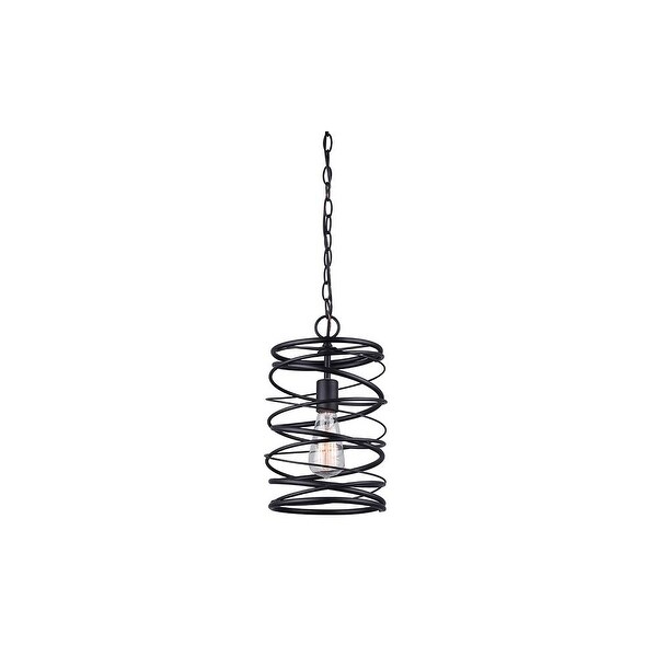 Canarm Ipl411b01 Ryland Single Light 8 Wide Abstract Mini Pendant