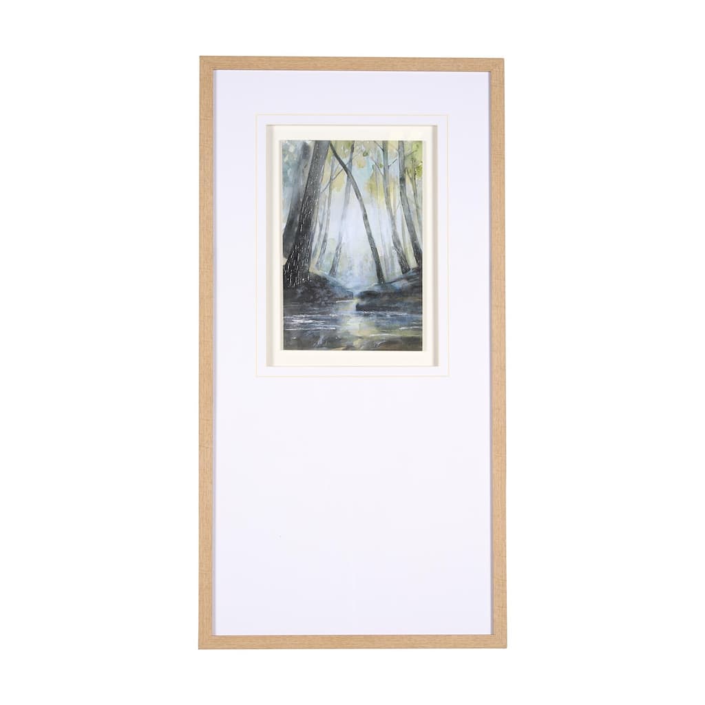 Spring Light III by Mercana Studio a Hand Embelished Textured Framed Art Print Matted under Glass
