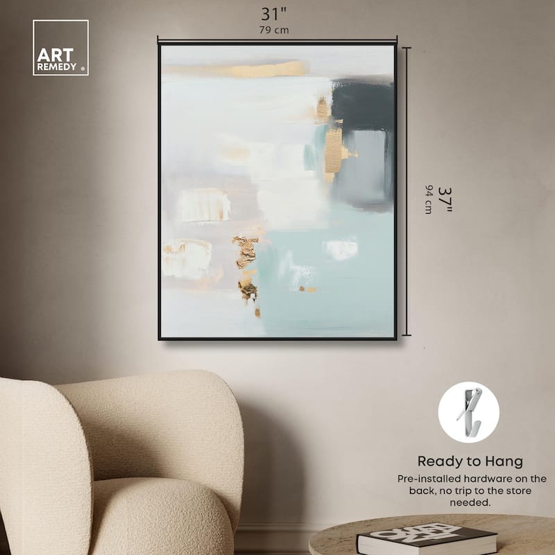 Misty Luxe I Canvas by Art Remedy