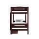 preview thumbnail 4 of 2, Espresso Twin over Twin Solid Wood Bunk Bed with 2 Drawers