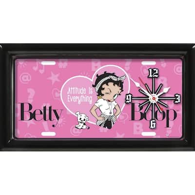 Betty Boop Attitude Clock