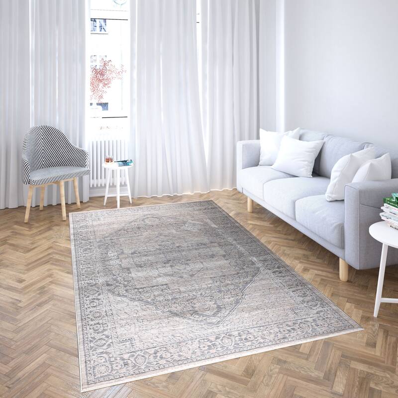 Ray Collection Modern Abstract Oriental Area Rug