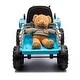 preview thumbnail 16 of 98, 24V Battery Powered Electric Tractor Toy, 200w*2motor,speedadjustable,USB,MP3 ,Bluetooth,LED light Blue