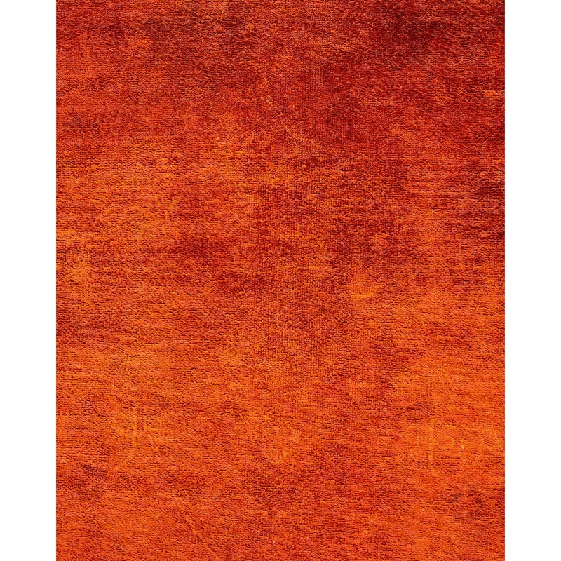 Vibrance, One-of-a-Kind Hand-Knotted Area Rug - Orange, 6' 1" x 8' 9" - 6' 1" x 8' 9"