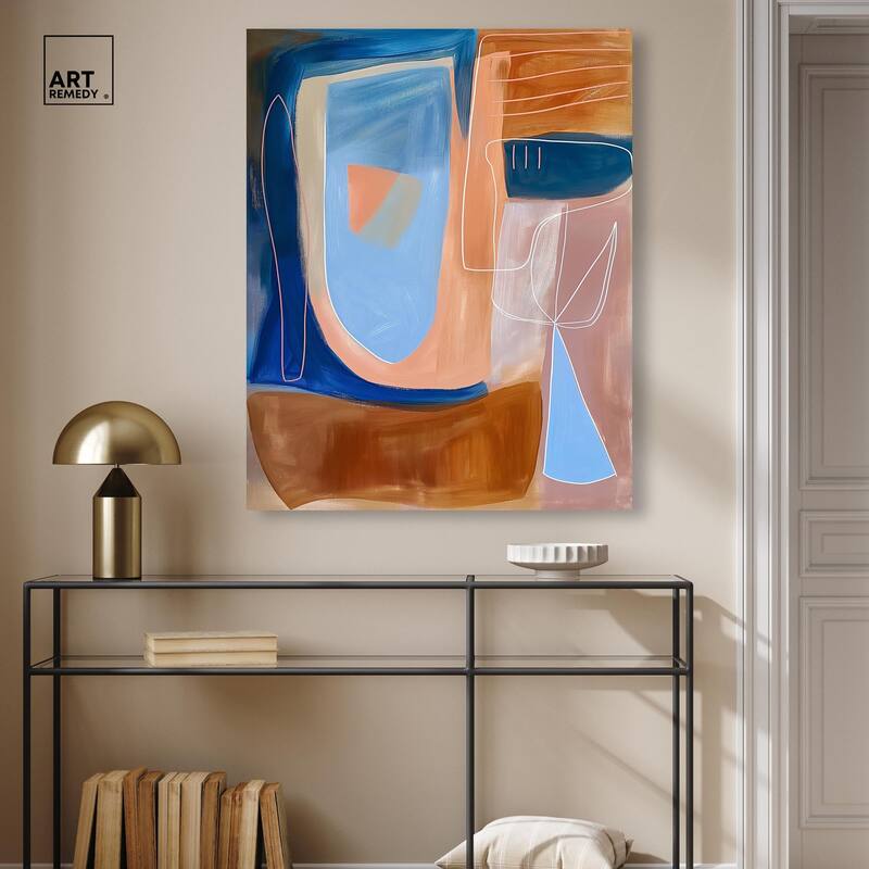 An Abstract Oil II Canvas by Art Remedy, Gallery Wrapped