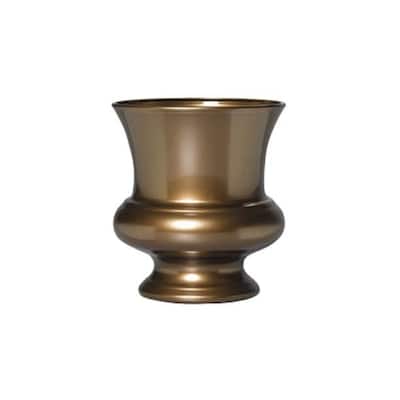 Antique Brass Color Plastic Vase