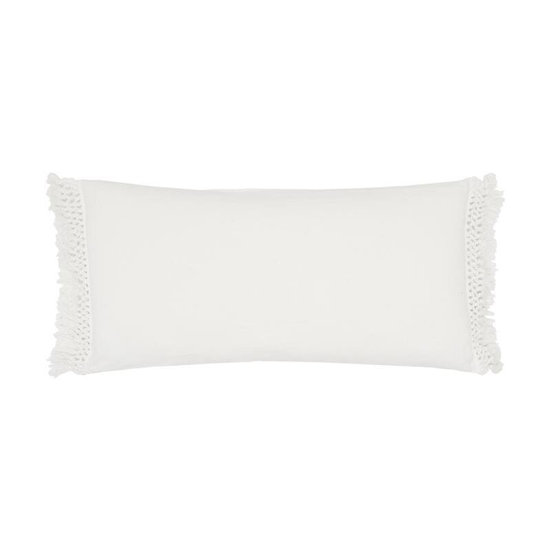 Lavato Enzyme Washed Cotton Decorative Throw Pillow - Dove