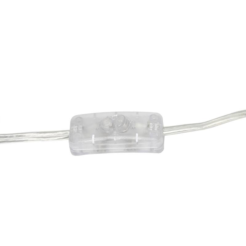 15.25 in. Gray Finish Table Lamp with White Shade, Sturdy Table Lamp for Living Rooms and Bedrooms