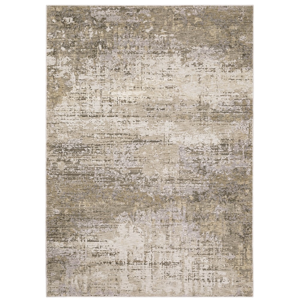 Style Haven Nelson Industrial Abstract Beige/ Grey Indoor Area Rug