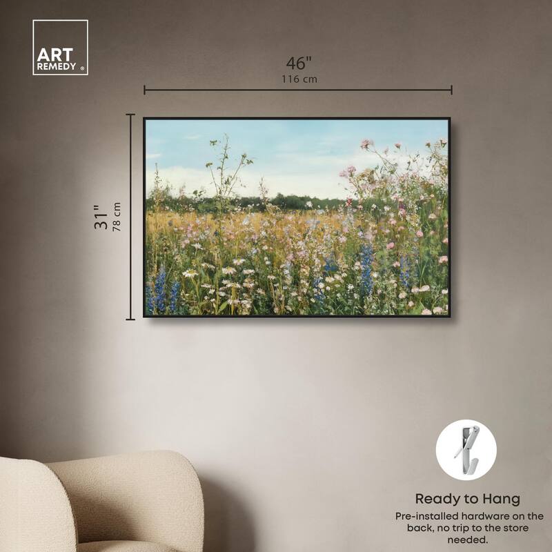 Glimmering Glade Garden II Canvas by Art Remedy