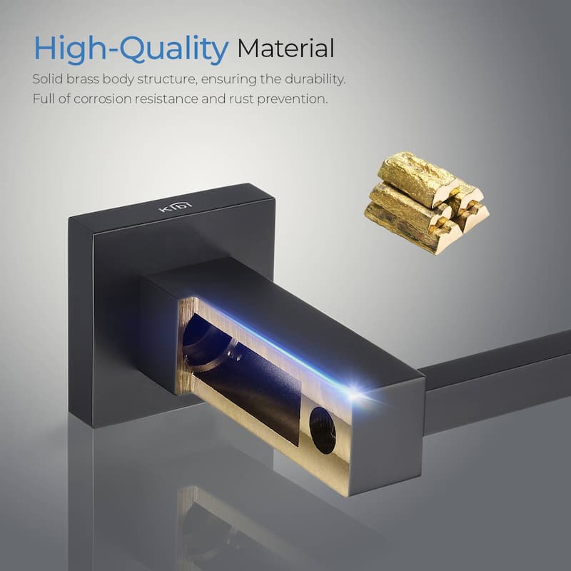 Cube 4 Piece Bathroom Hardware Set