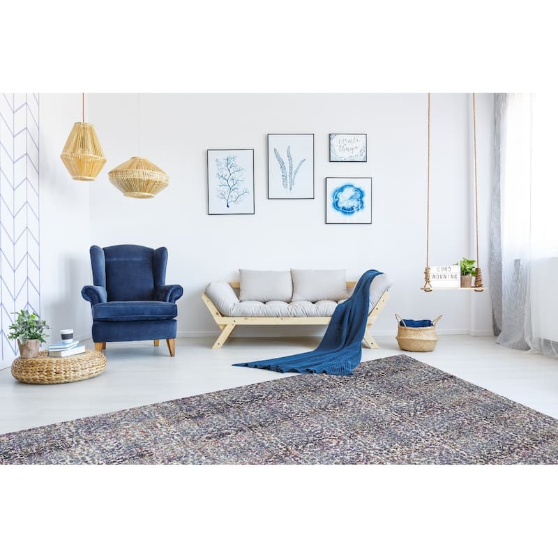Noori Rug High-low Westfield Philip Rug - 9'7" x 13'9" - Pink/Orange