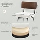 preview thumbnail 30 of 136, 26"/29" Faux Leather Swivel Counter/Bar Stools Set of 2/3