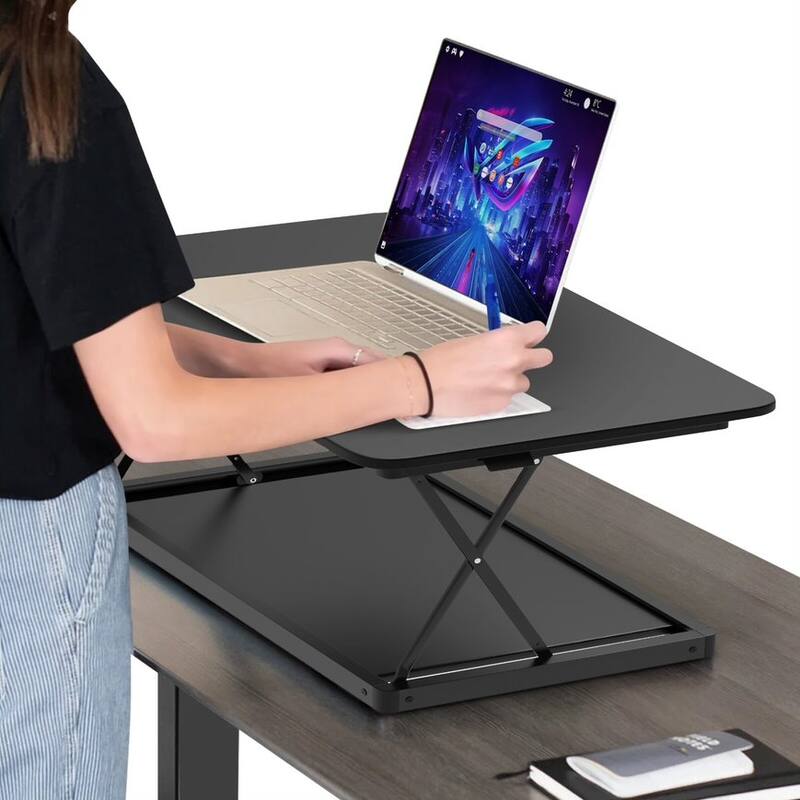 CHANGEdesk Mini desktop standing desk converter adjustable height - Black