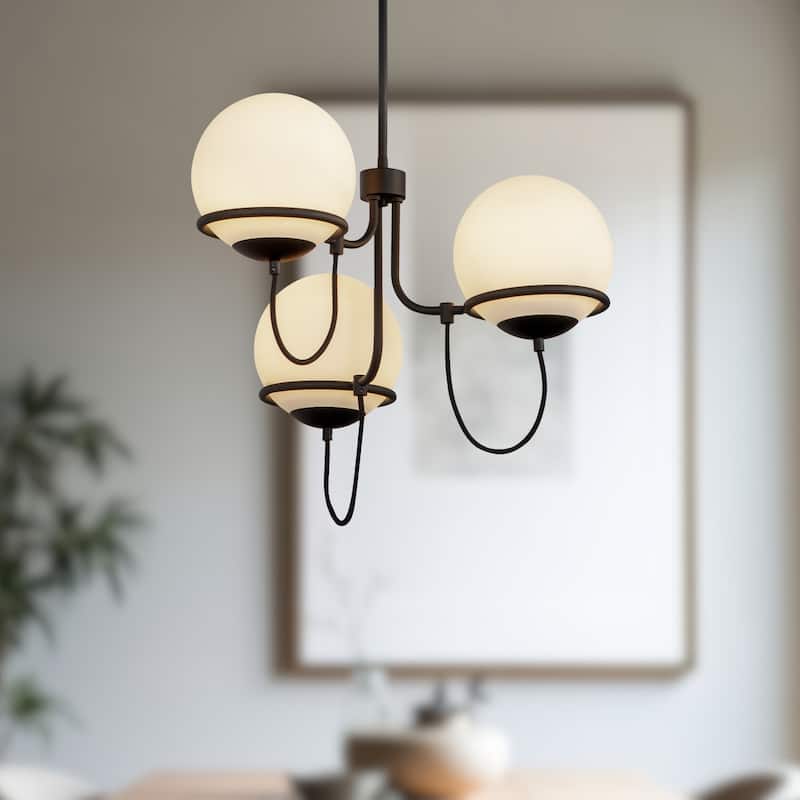 Alora Lighting CH458323 Alba 3 Light 23" Wide Chandelier