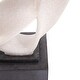 preview thumbnail 6 of 8, Allan Andrews Abstract Intertwining Off White Sculpture on Charcoal Base - 16.75"H 11.5"W