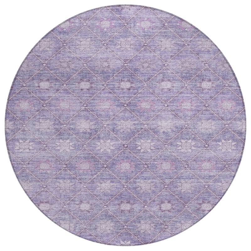 HomeRoots Floral Transitional Rectangle Outdoor Rug