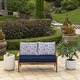preview thumbnail 35 of 47, ARDEN Outdoor Loveseat Cushion Set, 48 x 24