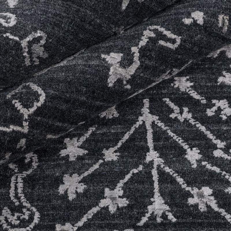 Ben Soleimani Abra New Zealand Wool and Viscose Hand-Knotted Rug