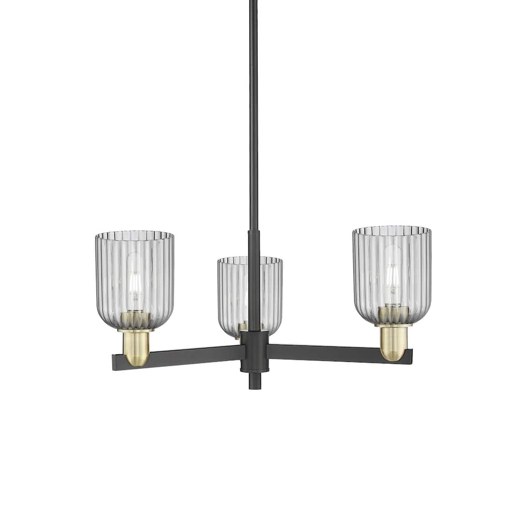 Innovations Lighting 716-3CR-9-18 Bridal Veil Chandelier Bridal Veil 3