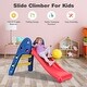preview thumbnail 3 of 7, 2 Step Children Folding Plastic Slide - 43" x 21" x 28"