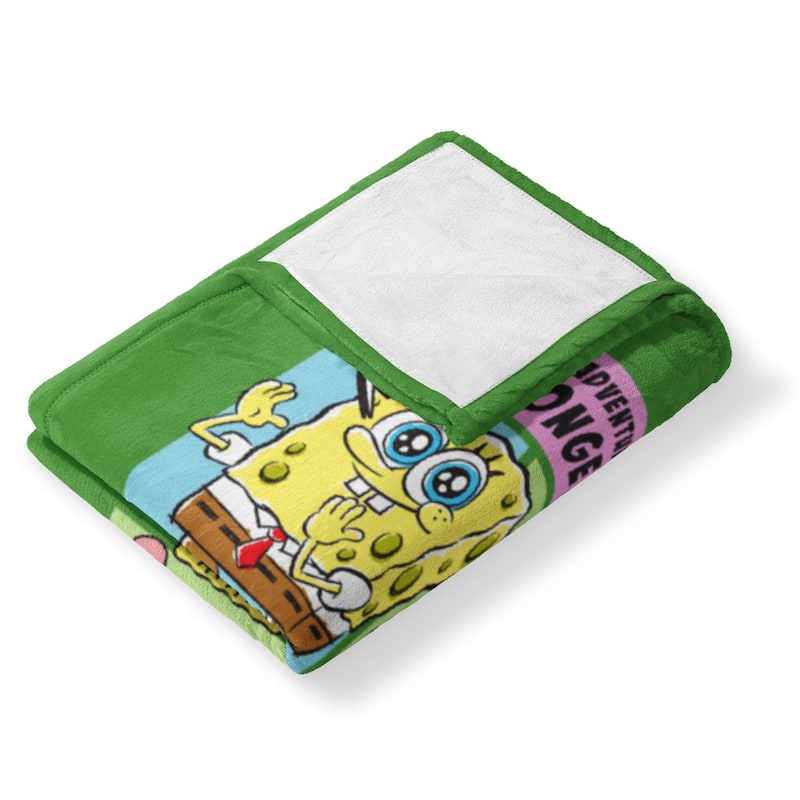 Nickelodeon Spongebob Squarepants Silk Touch Throw Blanket