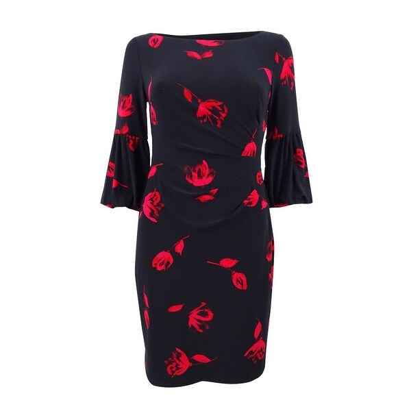 ralph lauren floral jersey dress