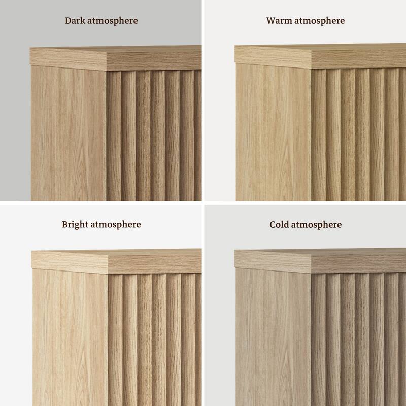 Set of 3 Versatile Push to Open Side Cabinets for Modern Homes