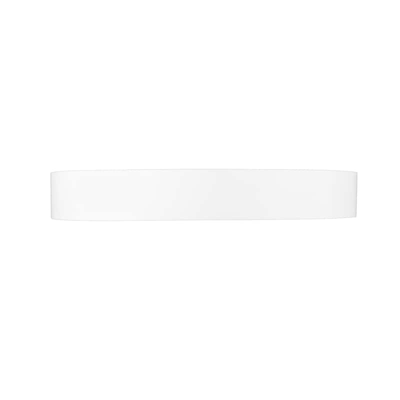 Kawan 1 Light Flush Mount in Matte White and Modern Gold.