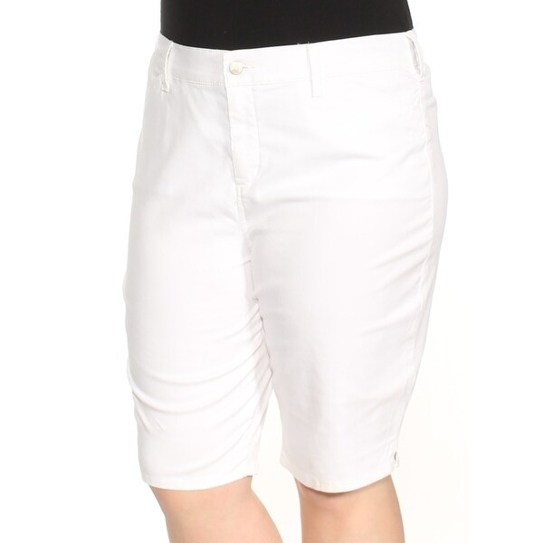nydj white shorts