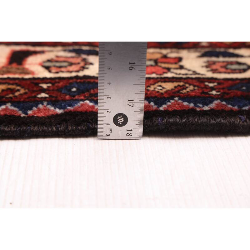 ECARPETGALLERY Hand-knotted Andelz Red Wool Rug - 3'8 x 10'4