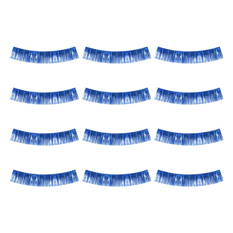 Foil Fringe Garland 10Ft Metallic Tinsel Streamers for Christmas 12Pcs