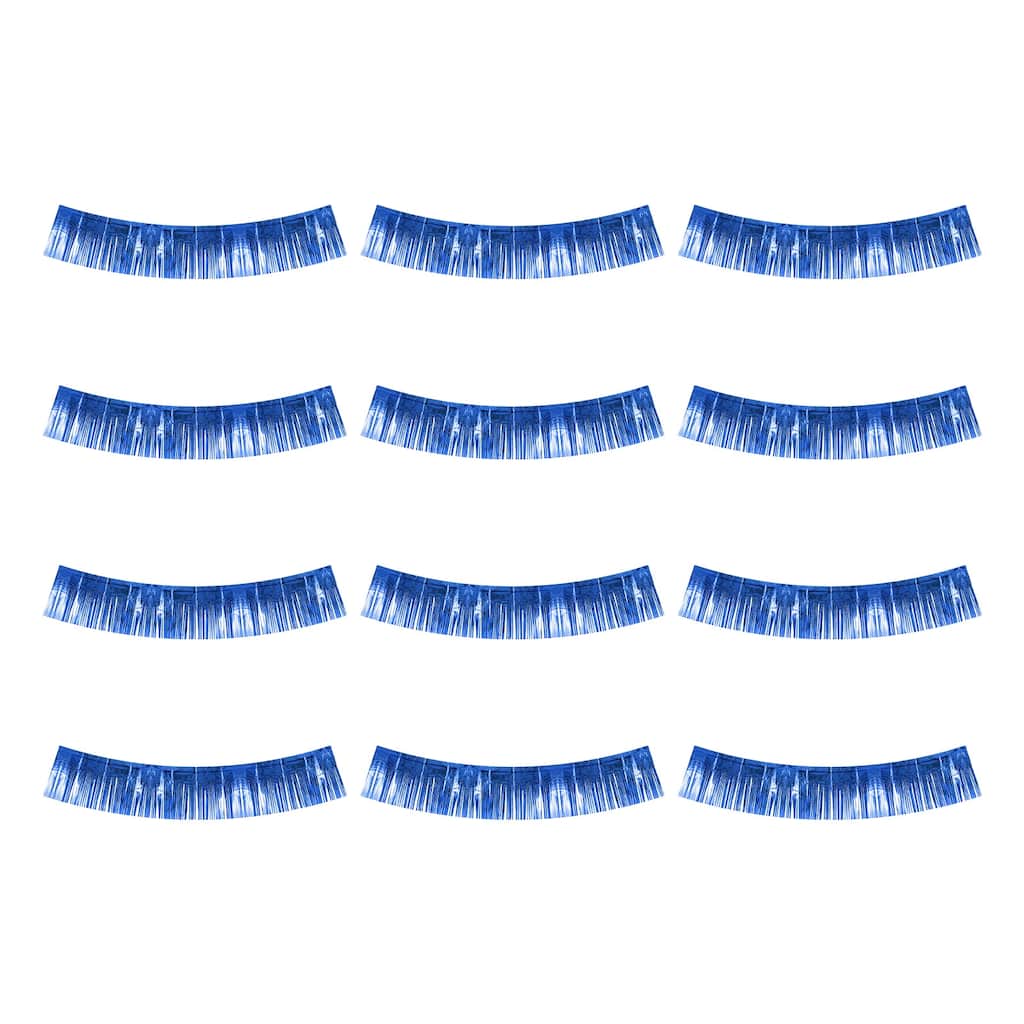 Foil Fringe Garland 10Ft Metallic Tinsel Streamers for Christmas 12Pcs