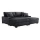 preview thumbnail 87 of 116, Modular Armchair and Ottoman Set with Adjustable Headrest, Flannel Upholstery