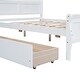 preview thumbnail 38 of 50, Full Wood Platform Bed with Drawers - Elegant Design, No Box Spring Needed