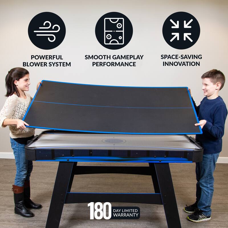 Hathaway Bandit 5-ft Air Hockey Table with Table Tennis Top