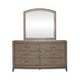 preview thumbnail 3 of 4, Avalon Burnished Beige Oak Bedroom Dresser and Mirror Bedroom Set