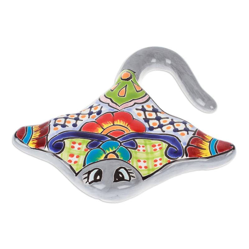 Novica Handmade Oceanic Hacienda Ceramic Sculpture