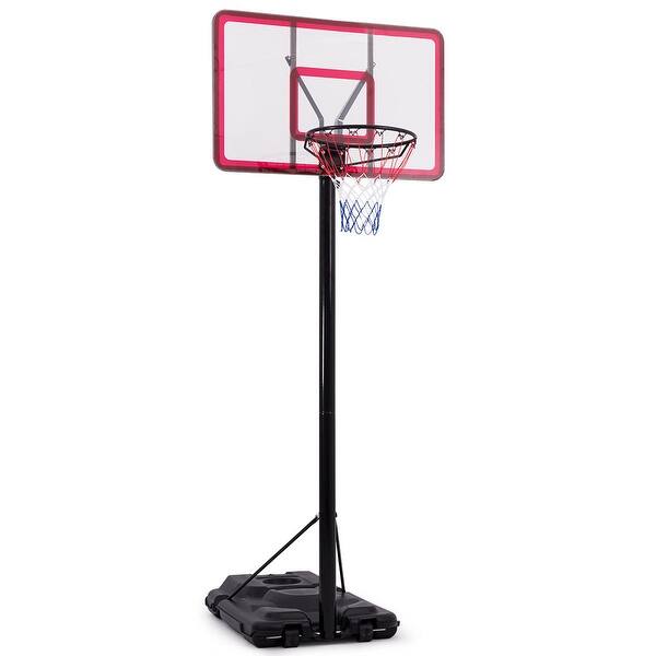 Shop Gymax 10 Height Adjustable Basketball System Hoop Stand