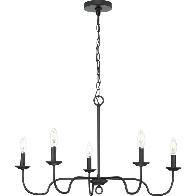 Progress Lighting P400291 Canebrake 6 Light 30" Wide Taper Candle