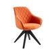 Art Leon Classical Swivel Office Accent Chair with Wood Legs