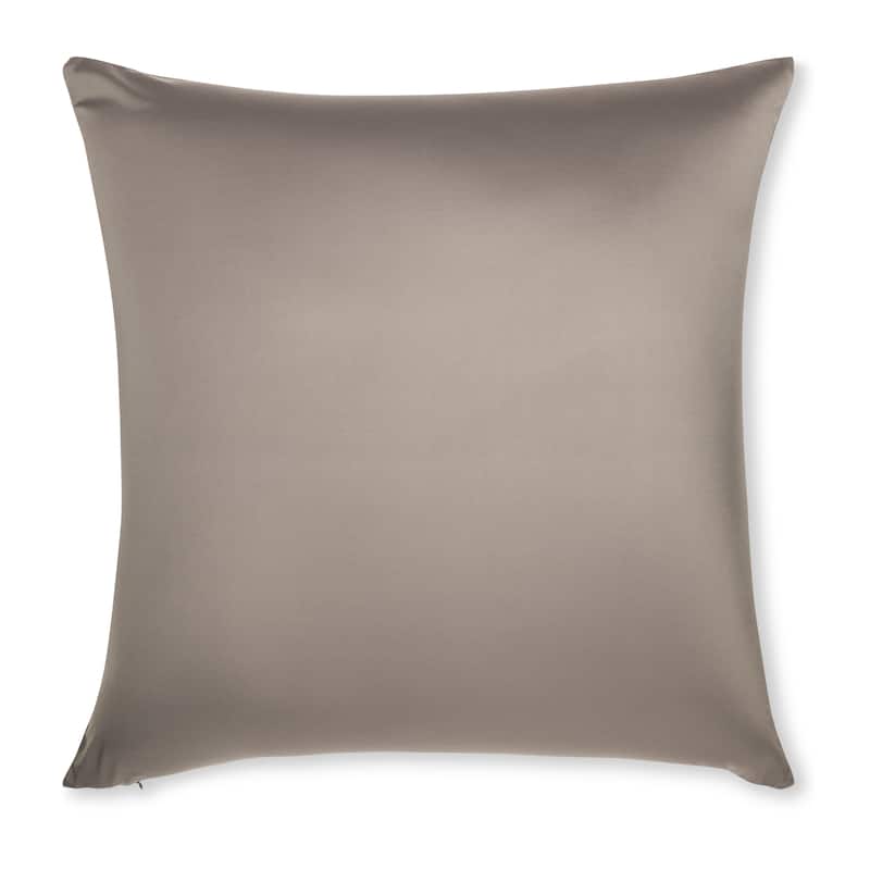 Throw Pillow Cozy Soft Microbead Stone Grey: 1 Pc - | 16 x 16 |