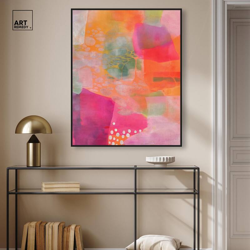 Garnet Gleam II Canvas by Art Remedy