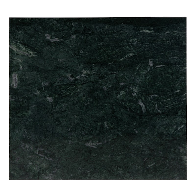 Stephanik 20.25 in. W Rectangular Marble & Leather Magazine Side Table