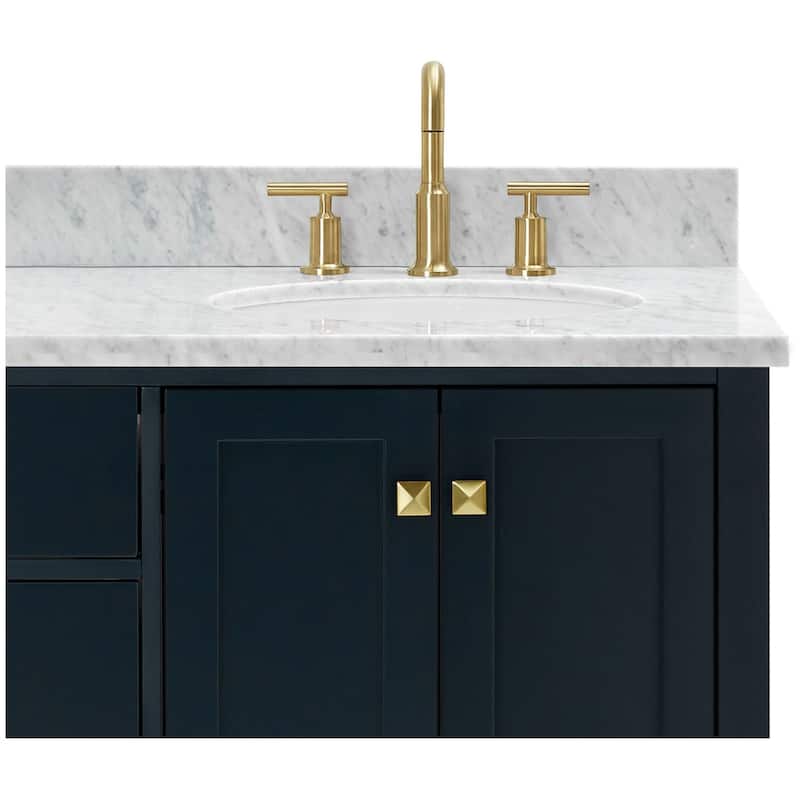 Ariel A067DCW2OVO Cambridge 67" Free Standing Double Oval Basin Vanity