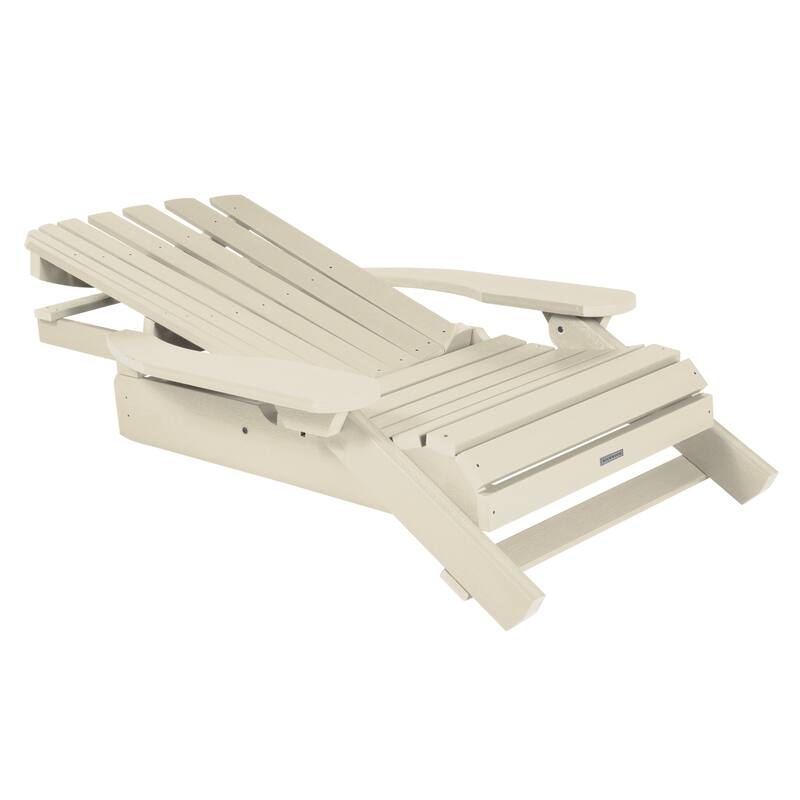 HIGHWOOD Folding and Reclining Adirondack Chair with Folding Ottoman