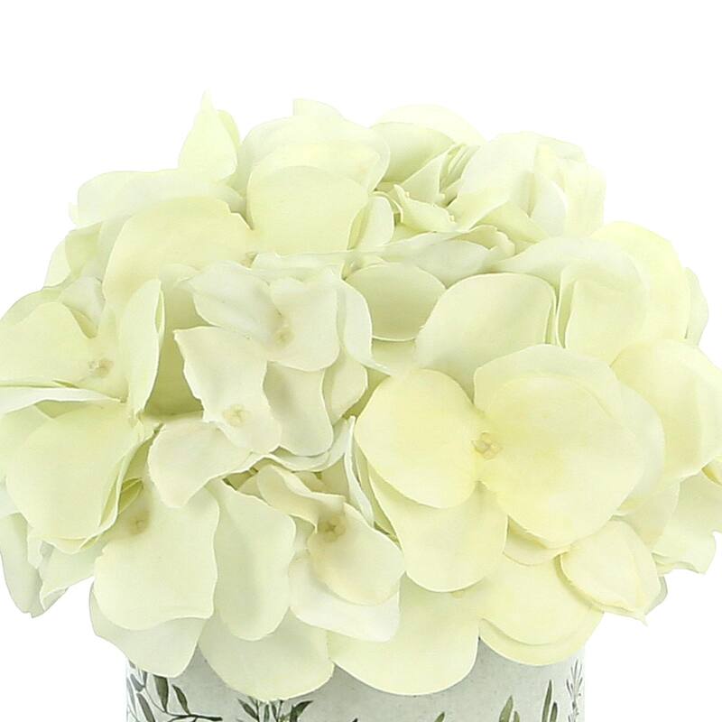 Hydrangea Arrangement in a Glass Vase