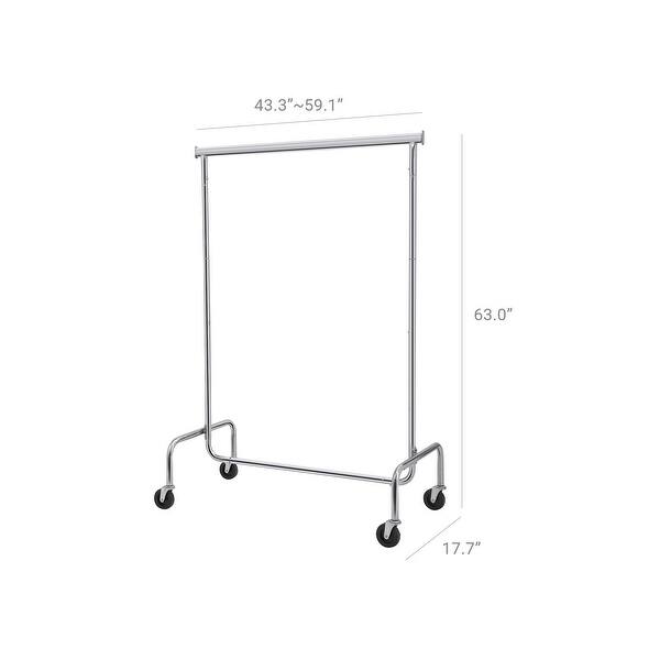 SONGMICS Heavy Duty Clothes Garment Rack Maximum Capacity 286.6lb ...