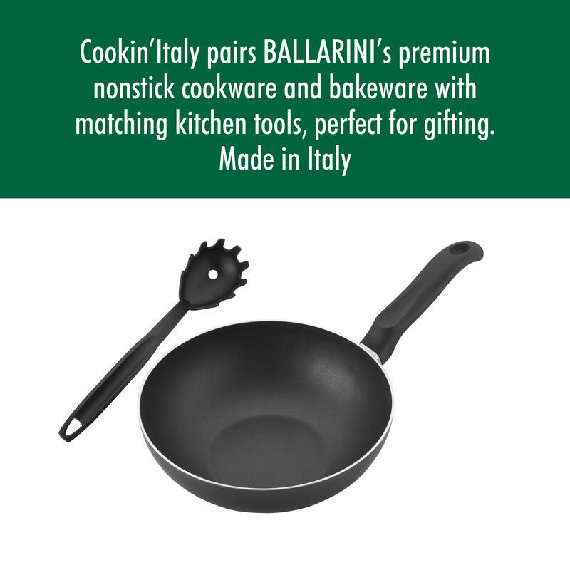 BALLARINI Cookin'Italy by HENCKELS Salta Pasta Pot Set, Non-Stick, Made in Italy - 9.5-inch